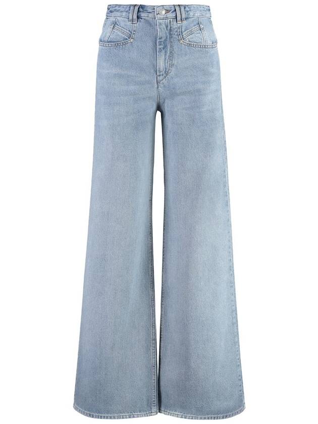 Denim Straight Pants PA0052FA B1H06I30IB BLUE - ISABEL MARANT - BALAAN 2