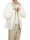 Men's Shell R Drawstring Goggle Hooded Jacket White - CP COMPANY - BALAAN 7