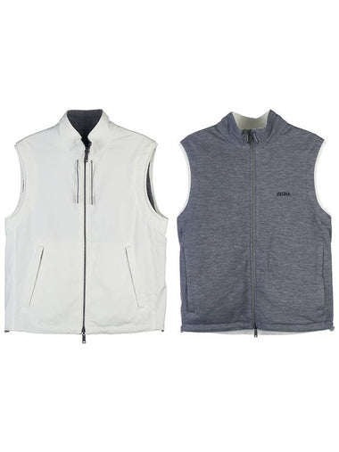 Zegna Men’s Reversible Vest E7T33 7110B 997 - ERMENEGILDO ZEGNA - BALAAN 1