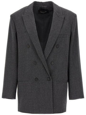 Fabiana Filippi Pinstriped Double-Breasted Blazer - FABIANA FILIPPI - BALAAN 1