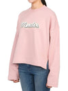 Women's Logo Cotton Sweatshirt Pink - MONCLER - BALAAN 3