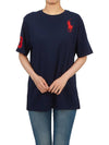 Kids short sleeved t shirt 323832907039 NAVY Adult wearable - POLO RALPH LAUREN - BALAAN 4