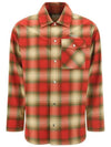 23FW Logo Patch Pocket Check Shirt 2F000 03 M2359 F41 - MONCLER - BALAAN 1