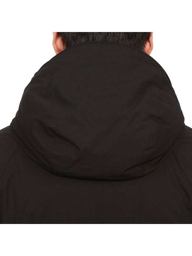 Pro-Tech Ribbed Hooded Jacket Black - CP COMPANY - BALAAN 10