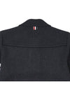 Men's Diagonal Interlock Stitch Cashmere Jacket Grey - THOM BROWNE - BALAAN 9