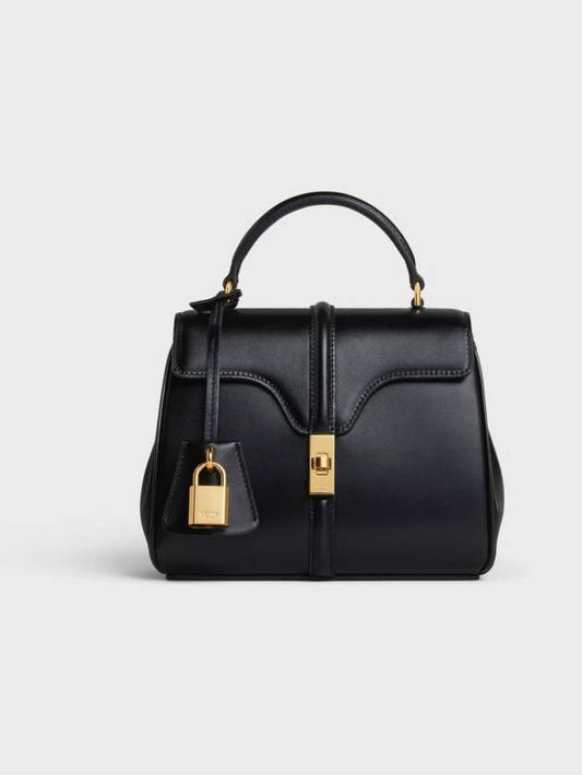 16 Calfskin Mini Shoulder Bag Black - CELINE - BALAAN 2