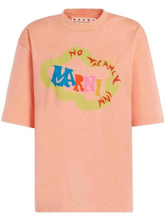 logo print t-shirt THJE0263P0USCV34 - MARNI - BALAAN 1