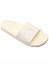 Embossed Heart Logo Slippers Offwhite - AMI - BALAAN 4