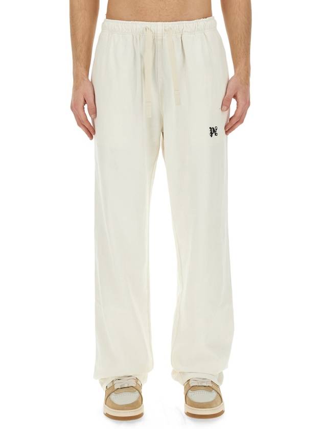 Straight Pants PMCA141 R24FAB0010310 WHITE - PALM ANGELS - BALAAN 2