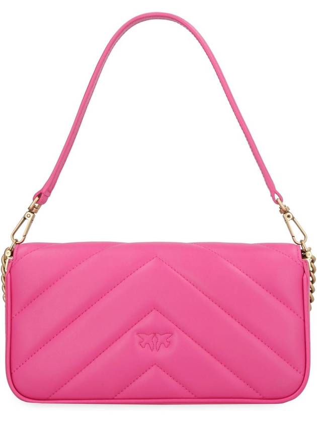 Pinko Mini Love Click Leather Baguette Bag - PINKO - BALAAN 4