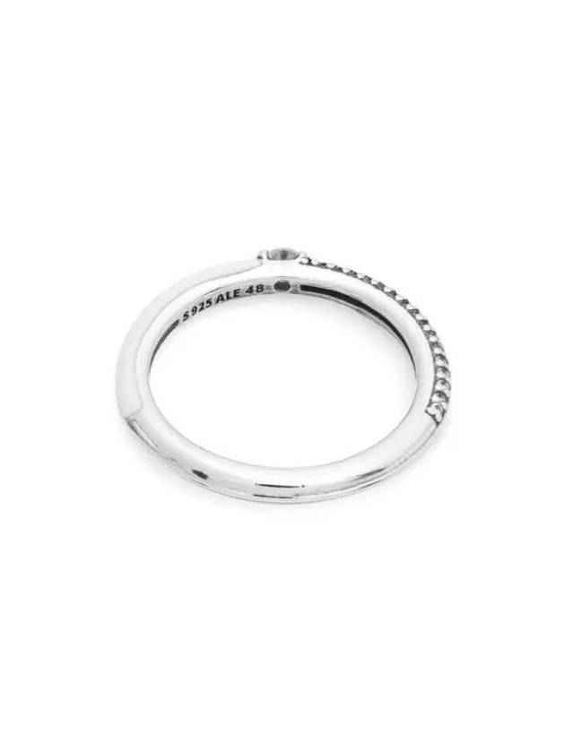 Me Pave Dual Ring Silver White - PANDORA - BALAAN 4