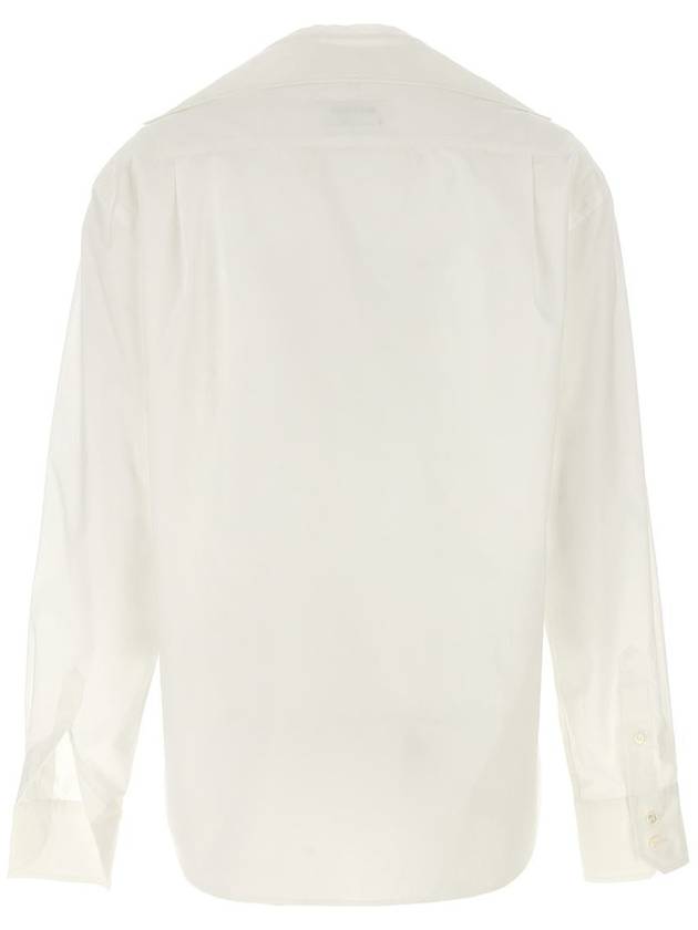 Cotton Long Sleeve Shirt White - MAISON MARGIELA - BALAAN 3