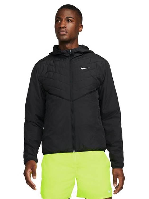 Therma-Fit Repel Synthetic Fill Running Jacket Black - NIKE - BALAAN 3