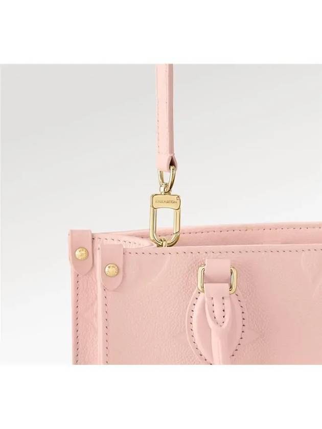 OnTheGo PM Monogram Empreinte Tote Bag Pink - LOUIS VUITTON - BALAAN 3