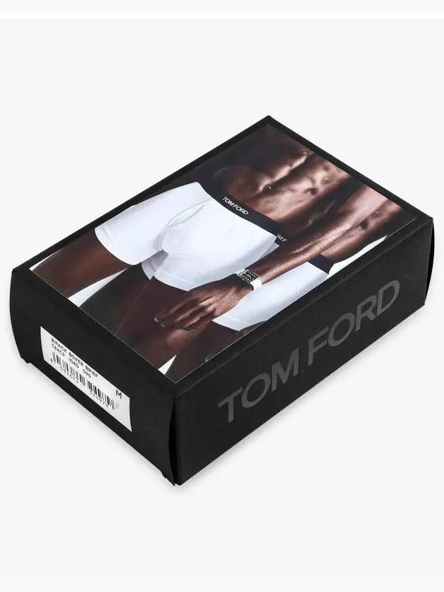 Men's Cotton Boxer Briefs Grey 2 Pack - TOM FORD - BALAAN 5