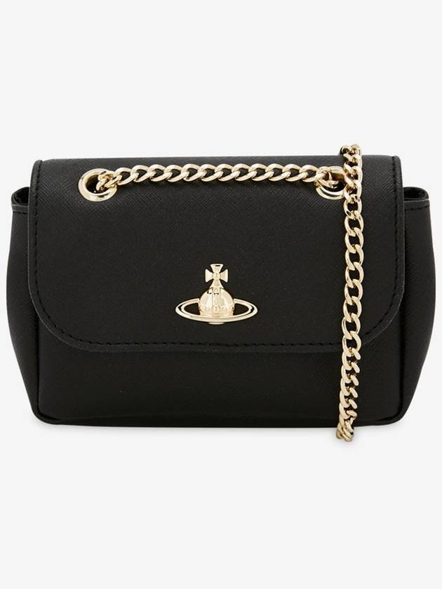 Women s ORB Logo Black Cross Bag 5C01000BW S000B N402 - VIVIENNE WESTWOOD - BALAAN 2