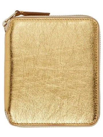 Gold leather wallet 242230F040009 1149592 - COMME DES GARCONS - BALAAN 1