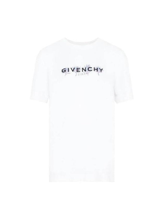 logo classic fit short sleeve t-shirt white - GIVENCHY - BALAAN 1