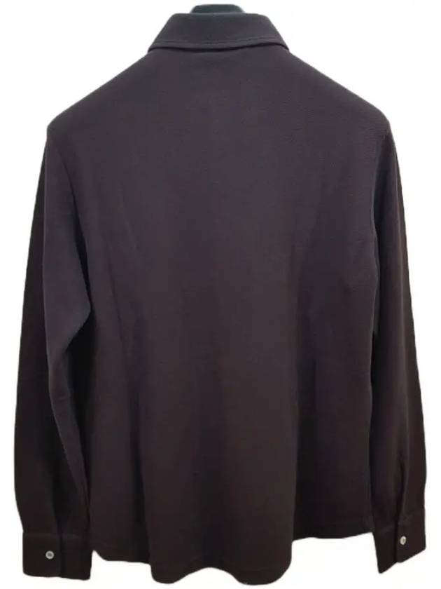 Andrew long sleeve shirt purple - LORO PIANA - BALAAN.