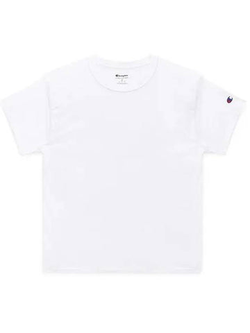 Logo Wappen Short Sleeve T-Shirt White - CHAMPION - BALAAN 1