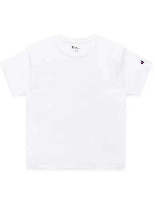 Logo Wappen Short Sleeve T-Shirt White - CHAMPION - BALAAN 1