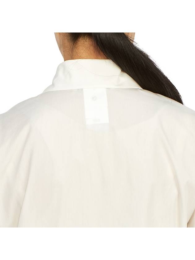 Women's Samuele Cotton Shirt White - MAX MARA - BALAAN 8