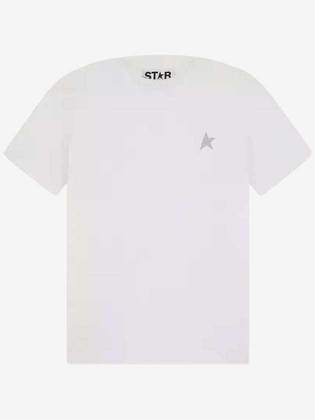 Star Printing Short Sleeve T-Shirt White - GOLDEN GOOSE - BALAAN 2