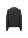 Cotton Sweatshirt Black - BURBERRY - BALAAN 3