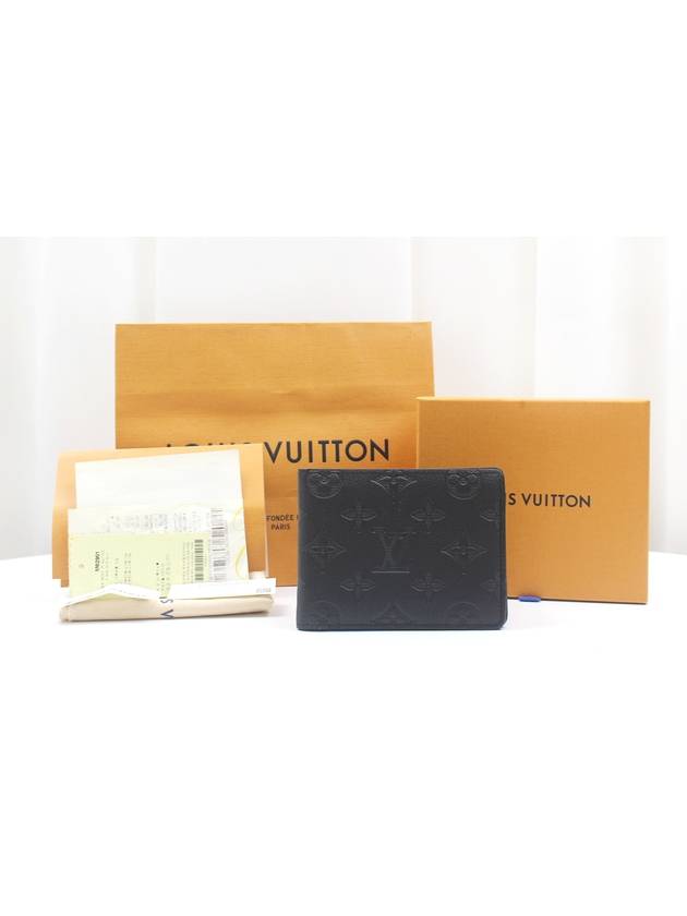 Multiple Wallet Monogram Shadow Leather Half Black M62901 - LOUIS VUITTON - BALAAN 9