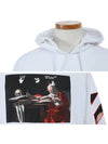 Men's Caravaggio Arrow Brushed Hoodie White - OFF WHITE - BALAAN 6