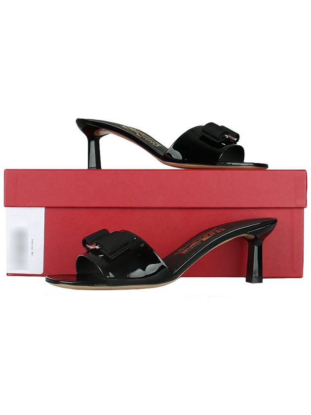 Vara Bow Sandal Heels Black - SALVATORE FERRAGAMO - BALAAN 11