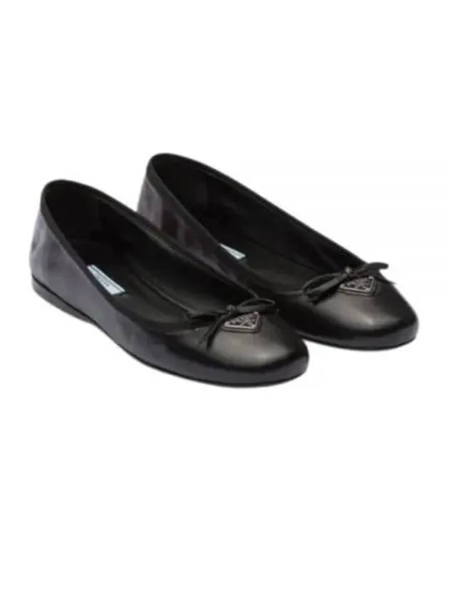 Nappa Leather Ballerina Black - PRADA - BALAAN 2