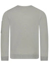 Light Fleece Crew Neck Sweatshirt Grey - CP COMPANY - BALAAN 4