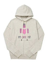 Mansel Big Logo Print Hoodie Ecru - ISABEL MARANT - BALAAN 2