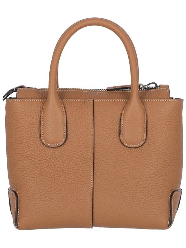 Di Leather Tote Bag Brown - TOD'S - BALAAN 4