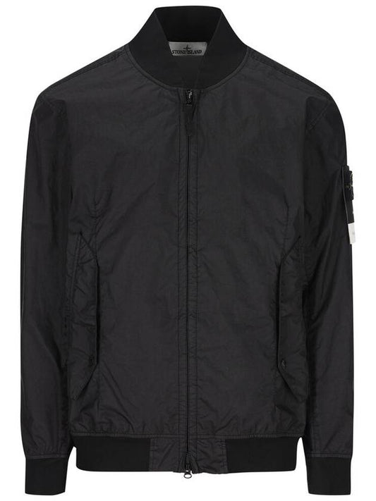 Membrana 3L TC Bomber Jacket Black - STONE ISLAND - BALAAN 2