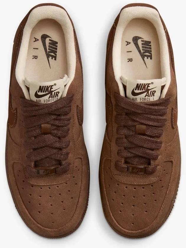 Air Force 1 07 Suede Low Top Sneakers Cacao Wow - NIKE - BALAAN 6