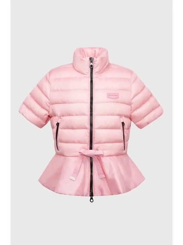 Samilia Pink Women s Down Jacket Coral - DUVETICA - BALAAN 1