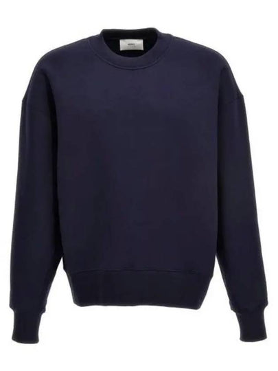 Alexandre Mattiussi Embroidered Logo Sweatshirt Navy - AMI - BALAAN 2