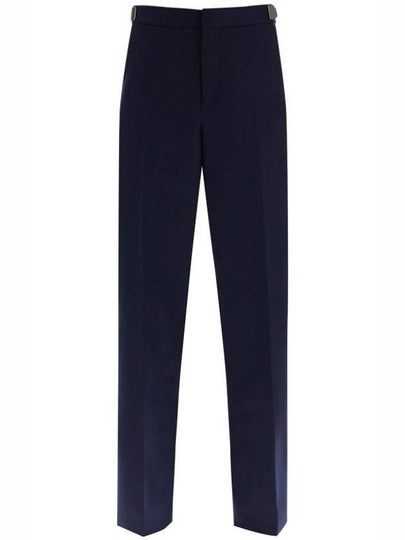 Wool Flannel Track Pants Navy - BOTTEGA VENETA - BALAAN 2