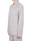 Poplin Pajamas Long Sleeve Shirt Hopper Stripe - TEKLA - 8