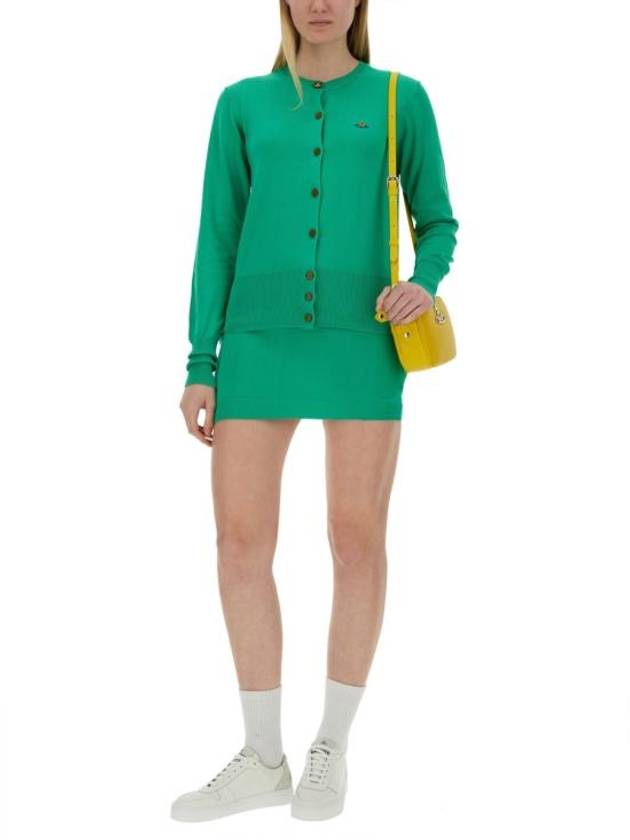 Bea Knit Cardigan Green - VIVIENNE WESTWOOD - BALAAN 6