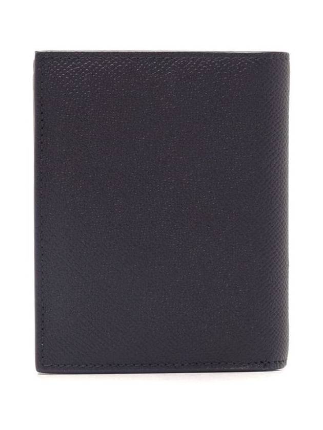 Gancini Compact Half Wallet Blue - SALVATORE FERRAGAMO - BALAAN 3