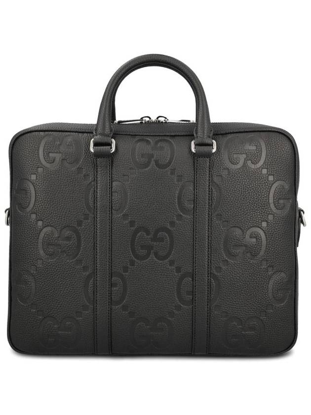 Jumbo GG Brief Case Black - GUCCI - BALAAN 3