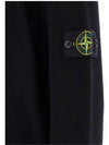 Wappen Patch Half Button Lambswool Knit Top Black - STONE ISLAND - BALAAN 4