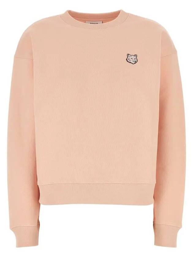 Bold Fox Head Patch Comfort Sweatshirt Pink - MAISON KITSUNE - BALAAN 2