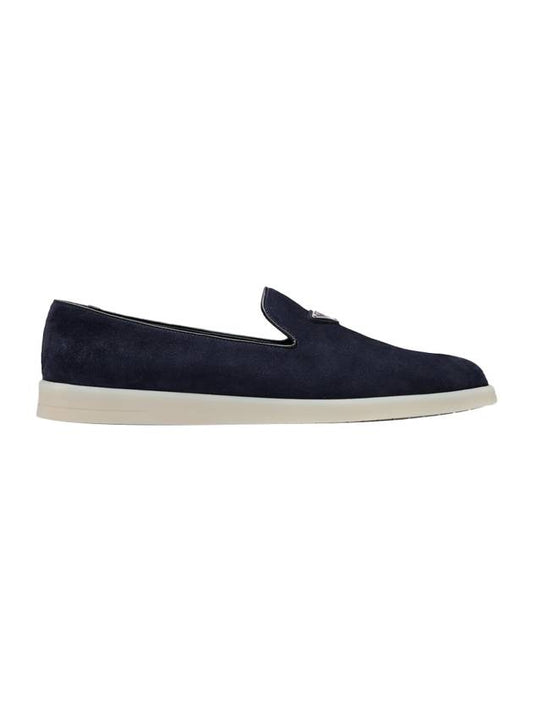 suede slippers navy - PRADA - BALAAN 1