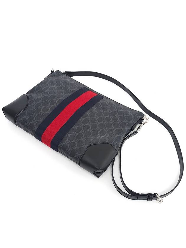 474139 Tricolor stitch shoulder bag cross - GUCCI - BALAAN 4