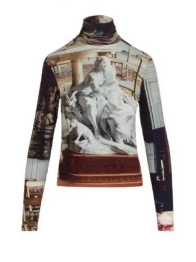 LS TURTLE NECK 1G01000M TSN380 G304 printed jersey long sleeve turtleneck - VIVIENNE WESTWOOD - BALAAN 1