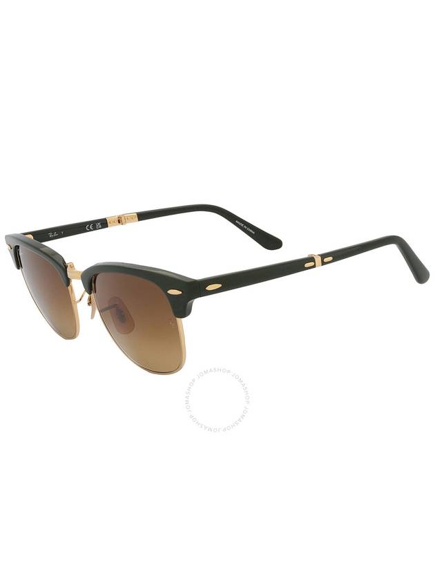 Ray Ban Clubmaster Folding Brown Gradient Square Unisex Sunglasses RB2176 136885 51 - RAY-BAN - BALAAN 3